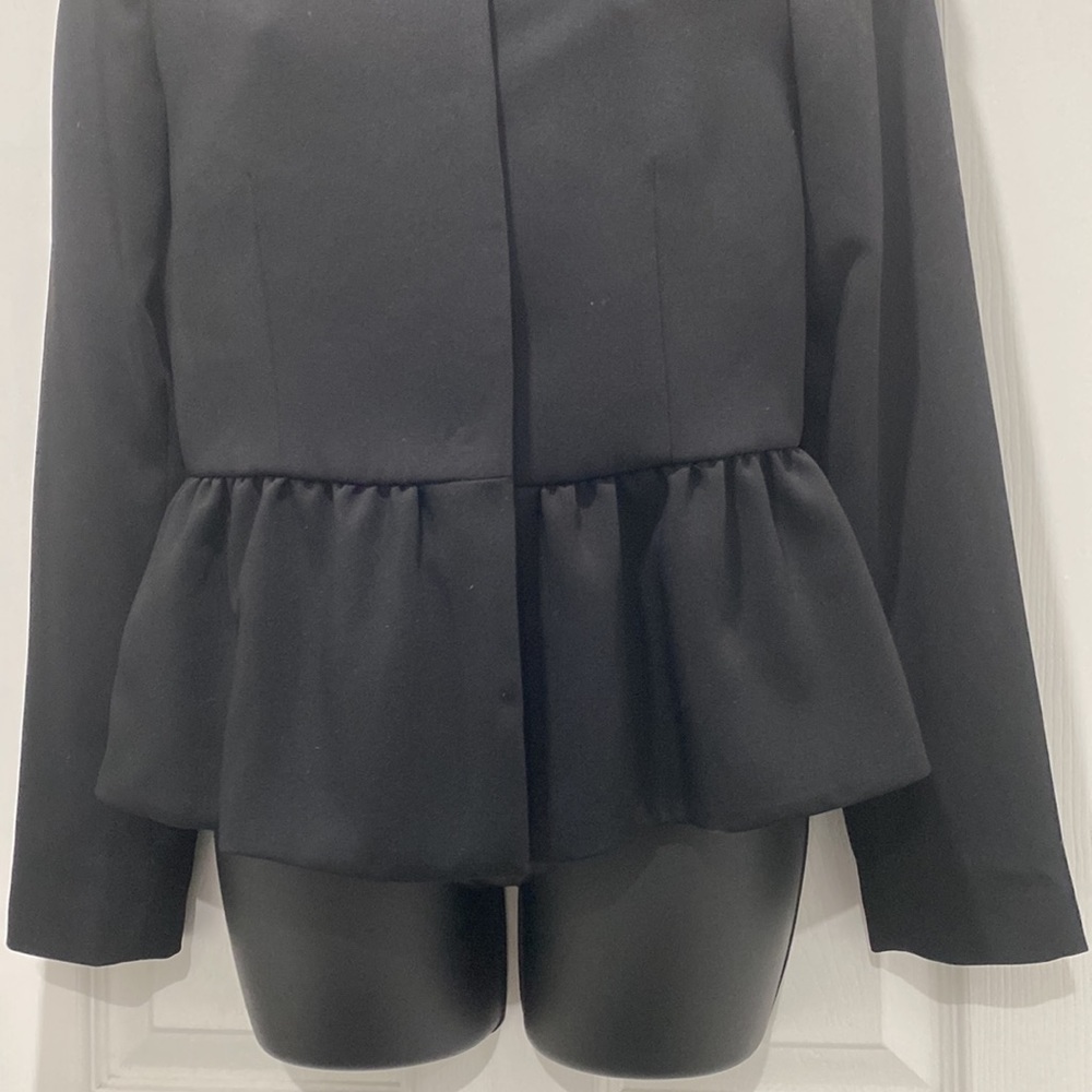 Mango Peplum Ruffle Bottom Jacket - Picture 3 of 9